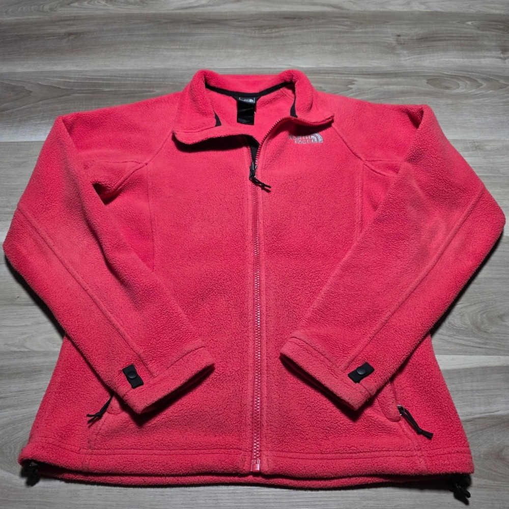The North Face Fleece Jacket Womens Small Pink Full Zip Denali Style Warm Soft